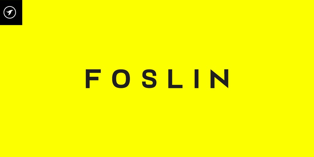 Foslin font