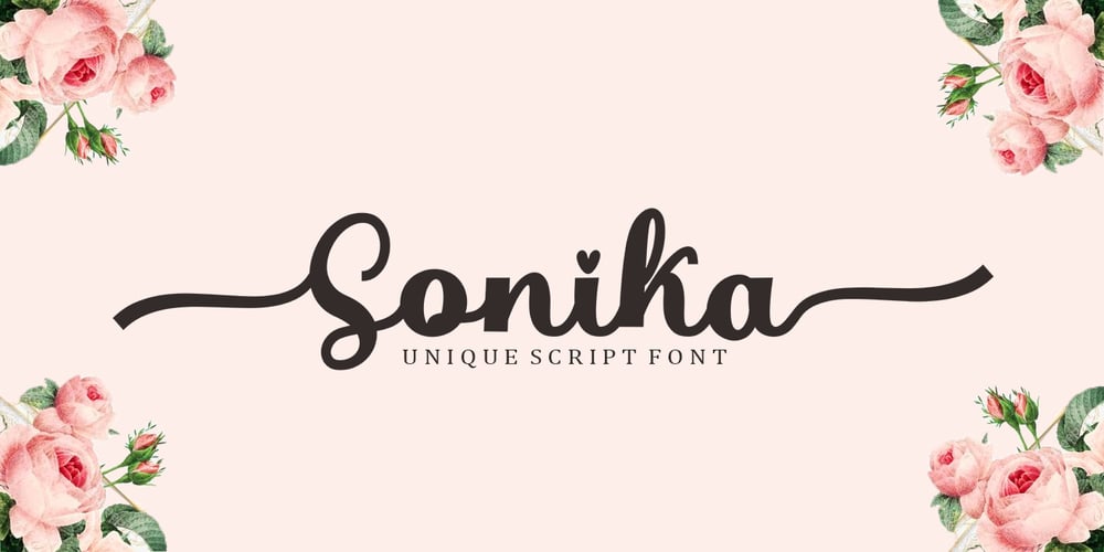 Sonika Script font