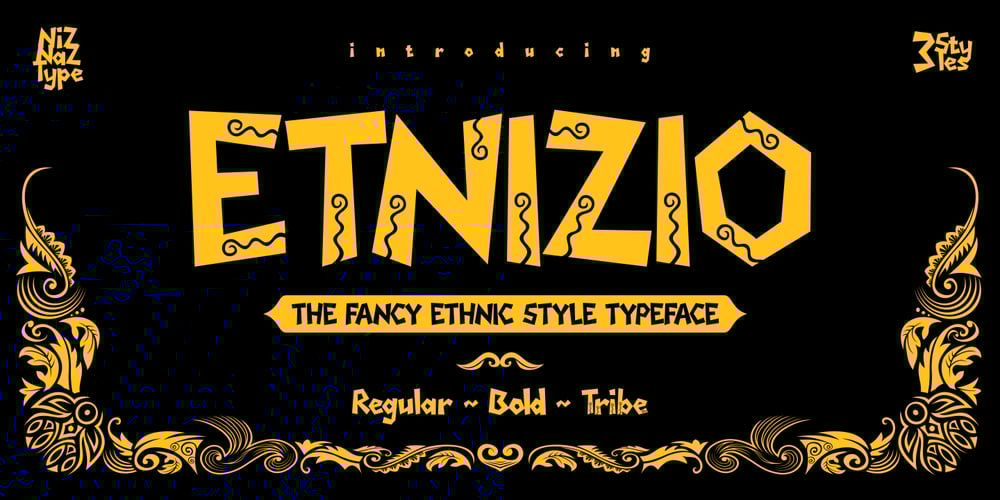 Etnizio font