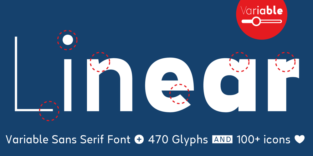 Linear Beta font