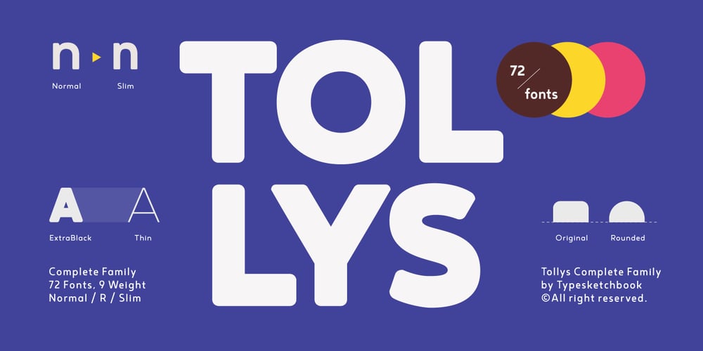 Tollys font