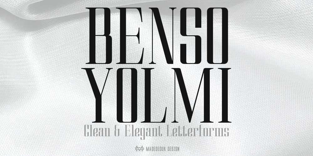 Benso Yolmi font