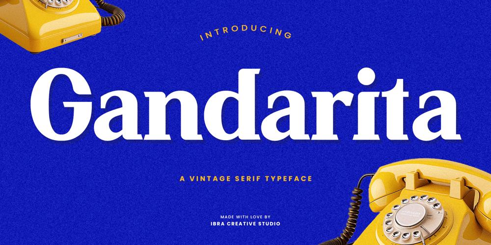Gandarita font