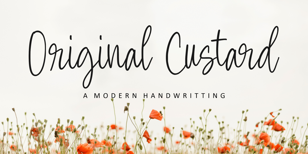Original Custard font