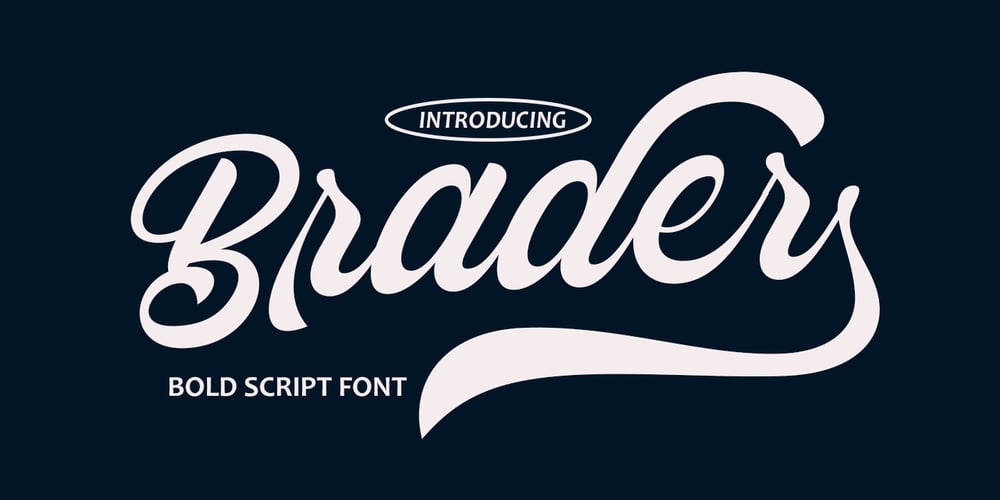 Brader font