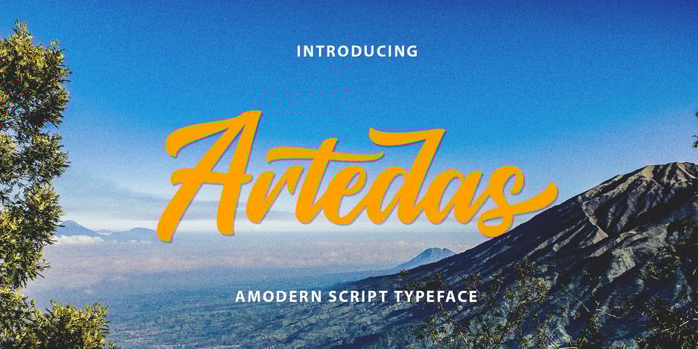 Artedas font