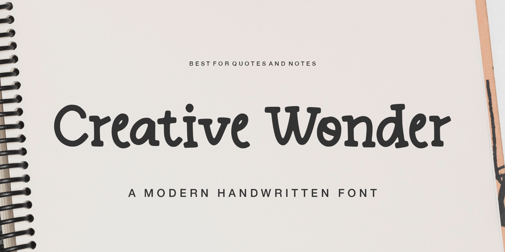 Creative Wonder font