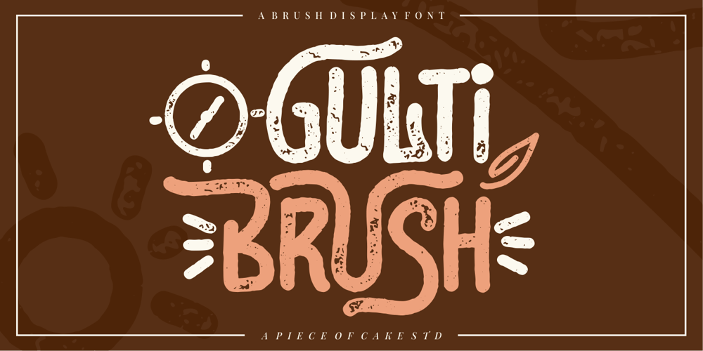 Gulti Brush font