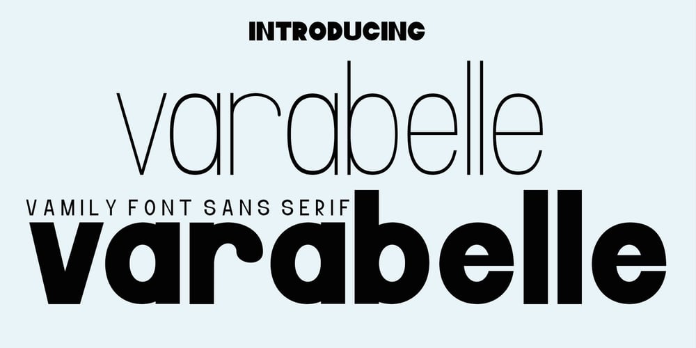 Varabelle font