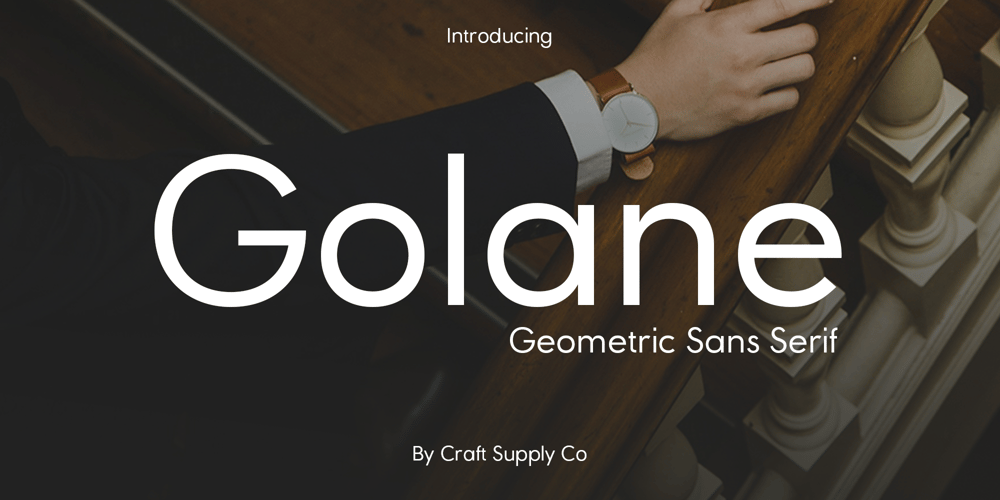Golane font