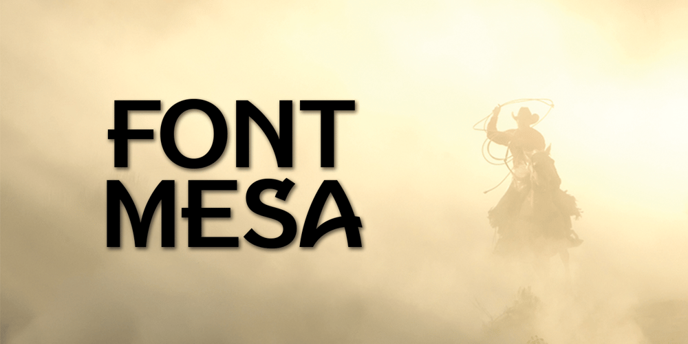 La Mesa font