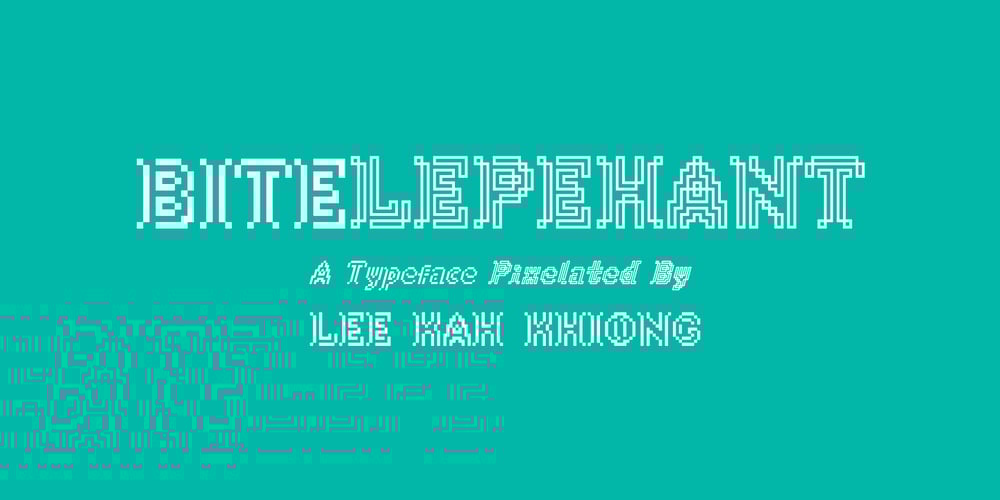 Bitelephant font