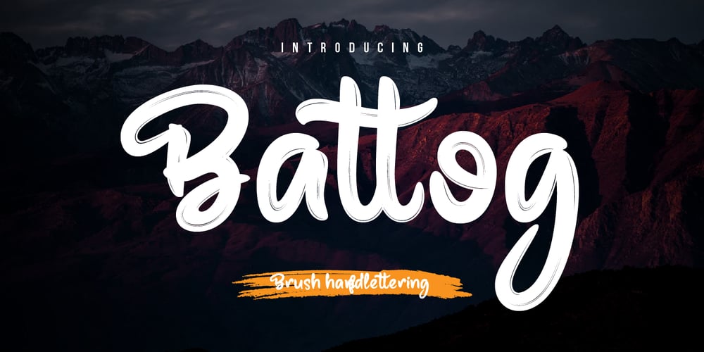 Battog font