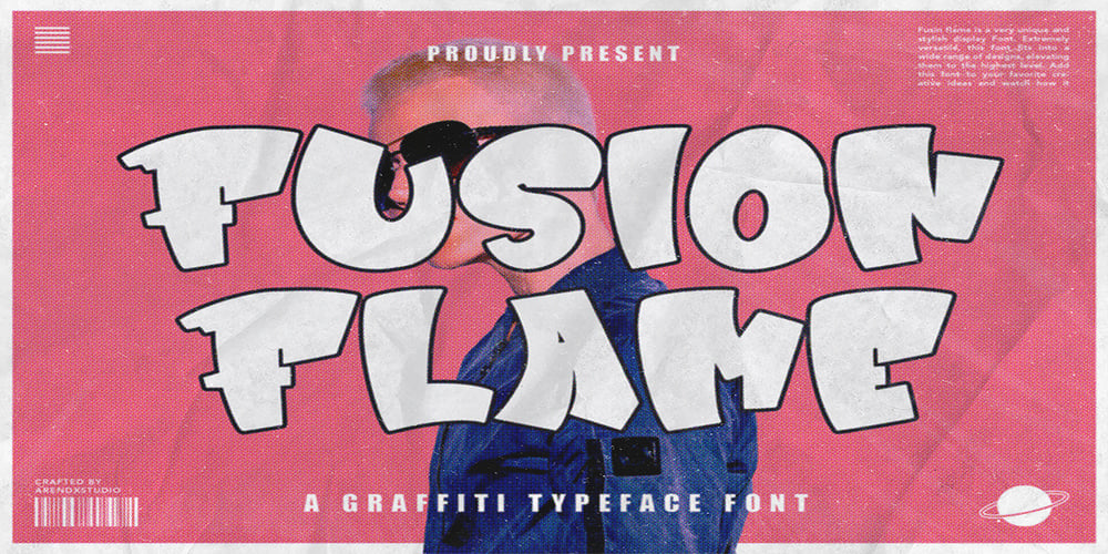 Fusion Flame font
