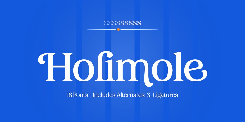 Holimole font