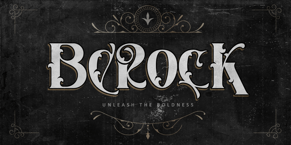 Berock font