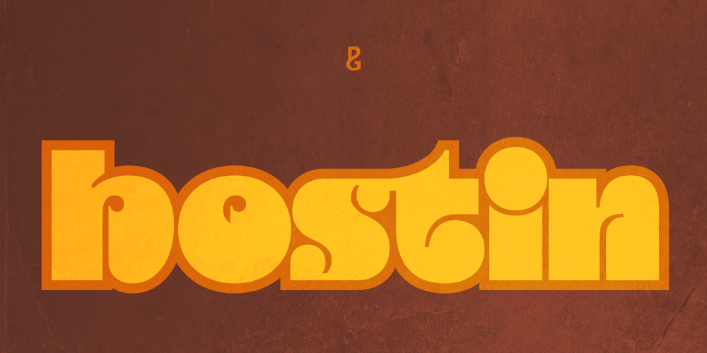 Bostin font
