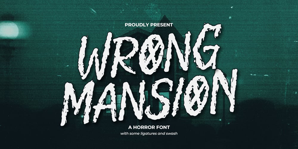 Wrong Mansion font