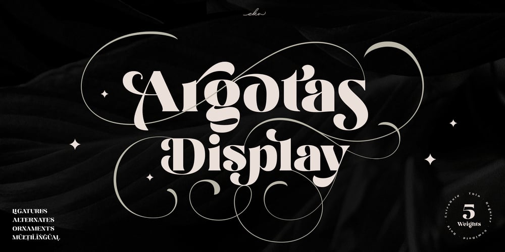 Argotas font