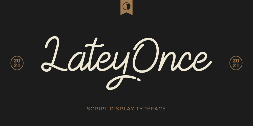 Latey Once font