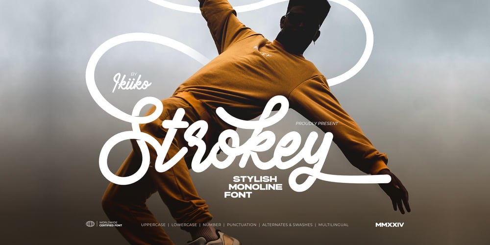 Strokey font