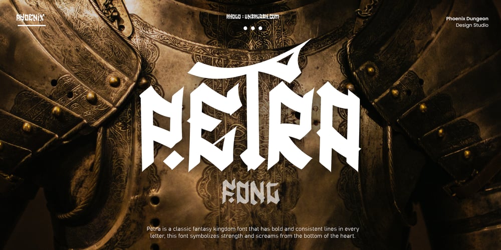 Petra font