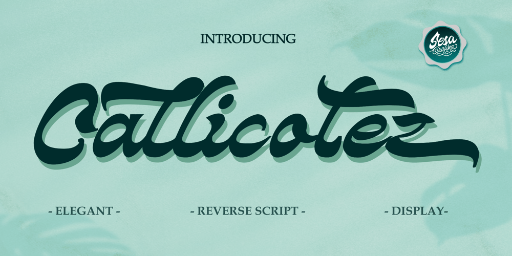 Callicotez font