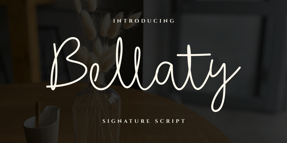 Bellaty font