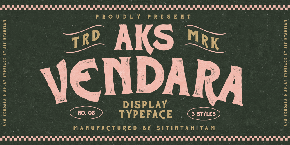 Aks Vendara font