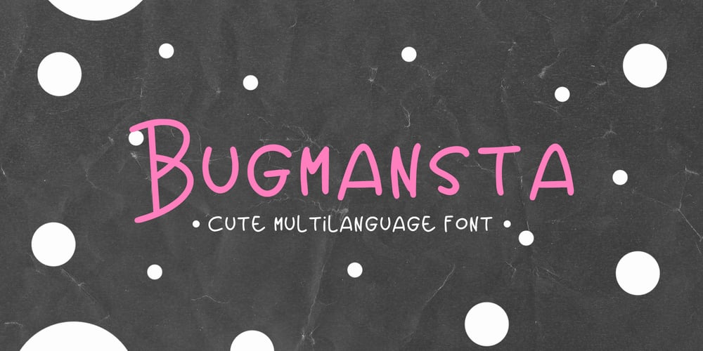 Bugmansta font