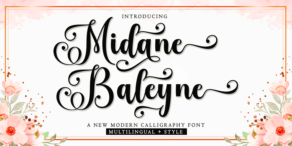 Midane Baleyne font