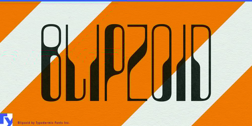 Blipzoid font