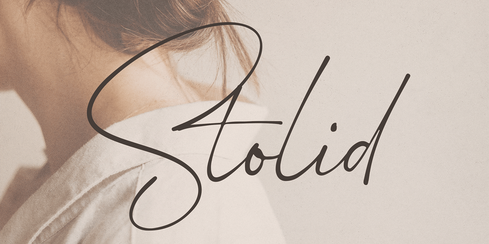 Stolid font