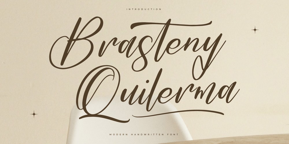Brasteny Quilerma font