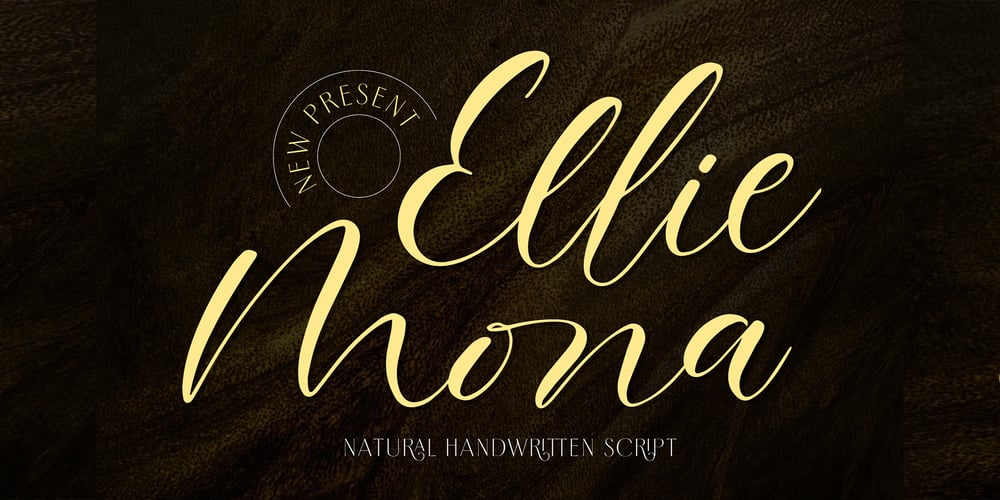 Ellie Mona font
