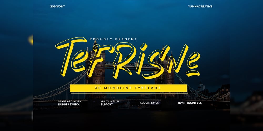 Tefrisne font