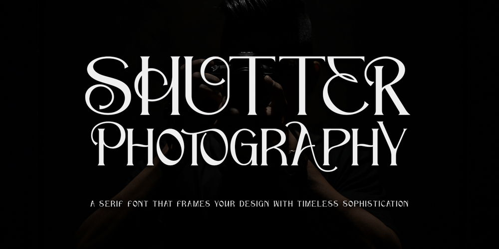 Shutter Photography font