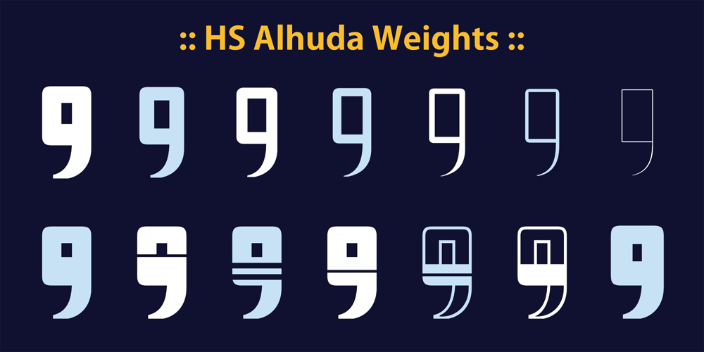 HS Alhuda font