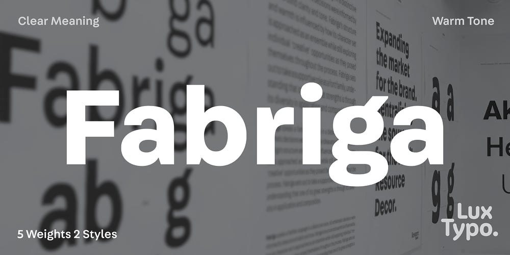 Fabriga font