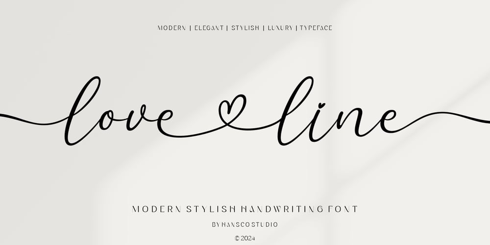 Love Line font
