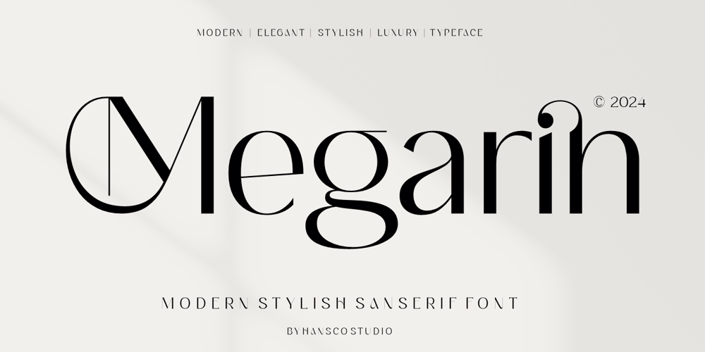 Megarin font