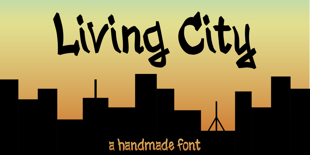 Living City font