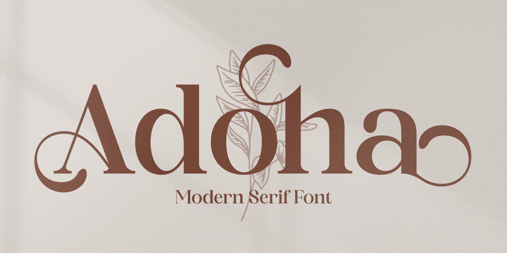 Adoha font