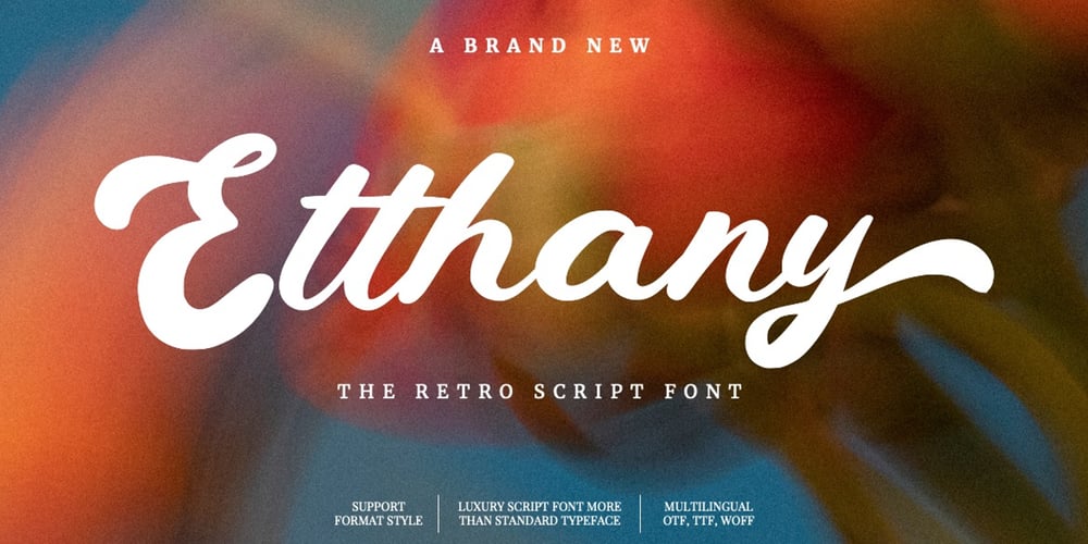 Etthany font
