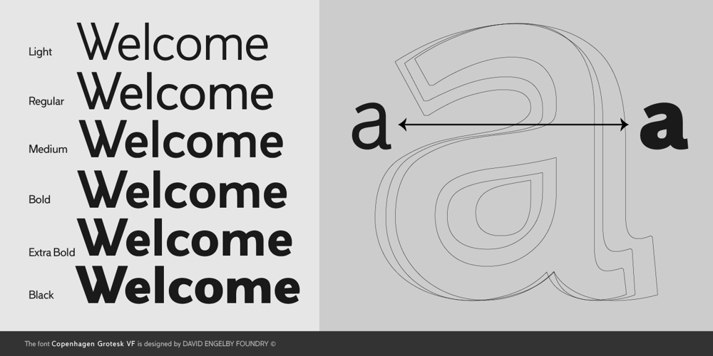 Copenhagen Grotesk VF font