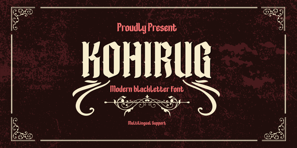 Kohirug font