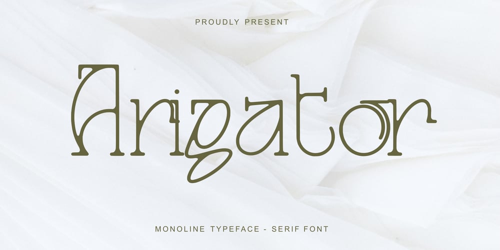 Arigator font