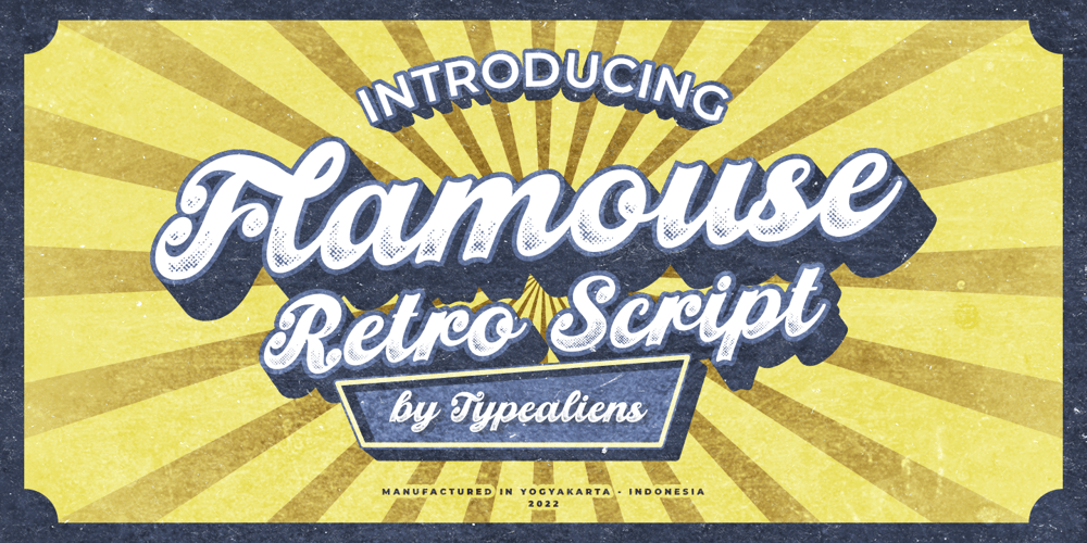 Flamouse font