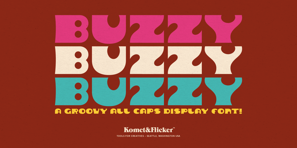 BUZZY font
