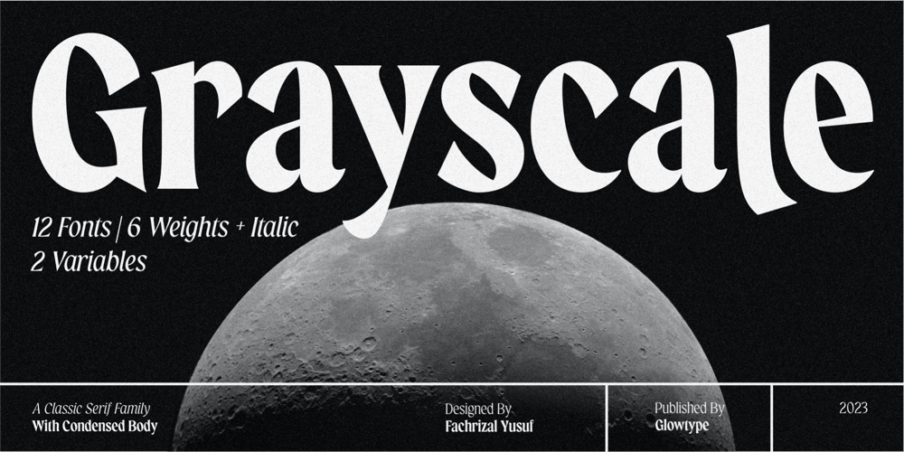 Grayscale Variable font